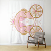Tenture Princess Royal Carriage Pink & Gold Party (En situation)