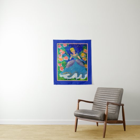 Tenture Princesse "Art by Kids" (En situation)