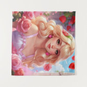 Tenture Princesse de printemps (Devant (Horizontal))