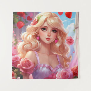Tenture Princesse de printemps