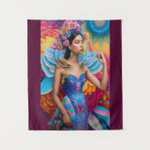 Tenture Princesse élégante avec des ailes (Devant)