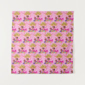 Tenture Princesse en rose  (Devant)