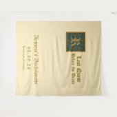 Tenture Princesse Médiévale « Dernier Quête Enterrement de (Devant (Horizontal))