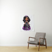 Tenture Princesse Noire (En situation)