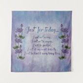 Tenture Principes de Reiki - préceptes de Reiki (Devant)