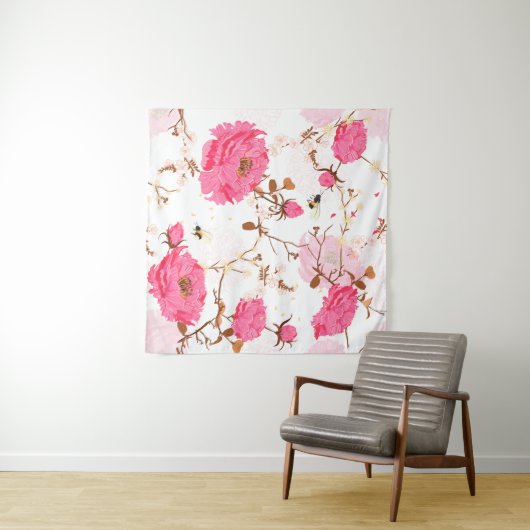 Tenture printemps (En situation (horizontale))