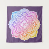 Tenture Prism Flower Mandala Tapestry (Devant)