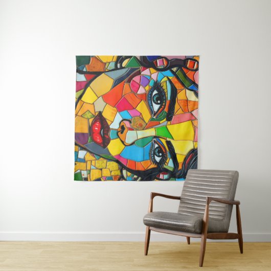 Tenture “Prismara” - Fragments of Her Flame (En situation (horizontale))