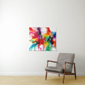 Tenture Prisme de bijoux - Aquarelle (En situation (horizontale))