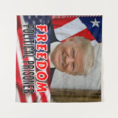 Tenture Prisonnier politique de Trump (Devant (Horizontal))