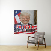 Tenture Prisonnier politique de Trump (En situation)