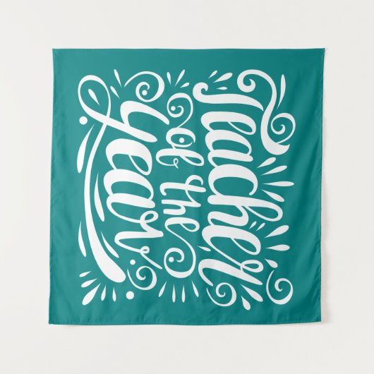 Tenture Professeur de l'année (Devant (Horizontal))