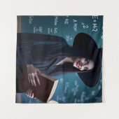 Tenture Professeur de science de cuisine - Salle de classe (Devant (Horizontal))