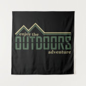 Tenture profitez du plein air randonnée aventure (Devant)