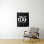 Tenture Programmeur Écrit du Code Sans Bogues (En situation)