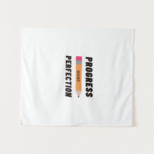 Tenture Progrès sur la perfection (Devant (Horizontal))