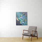 Tenture Promenade à cheval enchantée "Conte de mille yeux" (En situation)