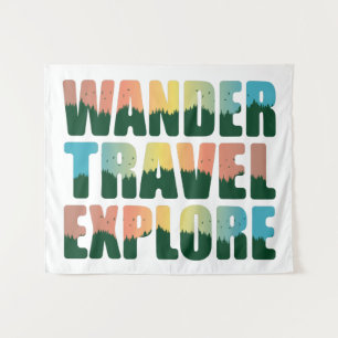 Tenture Promenade Explorez - Amateur De Voyage
