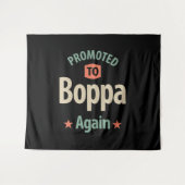 Tenture Promu À Boppa À Nouveau | Cadeau Père Grand-Père (Devant (Horizontal))