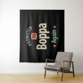 Tenture Promu À Boppa À Nouveau | Cadeau Père Grand-Père (En situation)