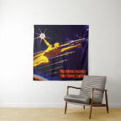 Tenture propagande spatiale soviétique (En situation)