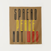 Tenture Propager la paix et non la guerre (Devant)