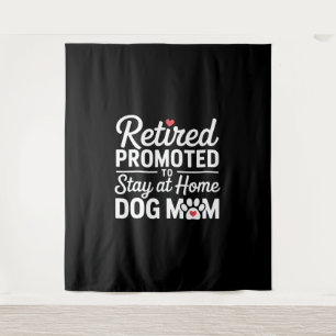 Tenture Propriétaire de chien retraité maman chien retrait