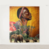 Tenture Protéger le royaume animal (Devant)