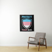 Tenture Protéger les enfants trans (En situation)