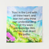 Tenture Proverbes 3:5-6 (Devant)