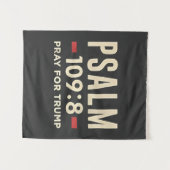 Tenture Psaume 109:8 Priez pour l'inauguration de la relig (Devant (Horizontal))