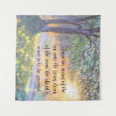 Tenture Psaume 113:3 (Devant (Horizontal))