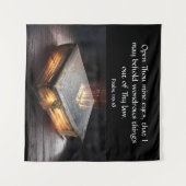 Tenture Psaume 119:18 (Devant (Horizontal))