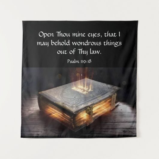 Tenture Psaume 119:18 (Devant)