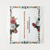 Tenture Psaume 11:5, No Violence (Devant (Horizontal))