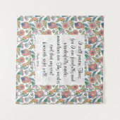 Tenture Psaume 139:14 (Devant (Horizontal))