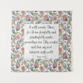 Tenture Psaume 139:14 (Devant)