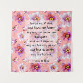 Tenture Psaume 139:23-24 (Devant)