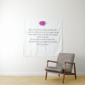Tenture Psaume 1, Flower (En situation)
