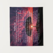 Tenture Psaume 23 Arbre couché de soleil (Devant)