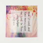 Tenture Psaume 30:10 (Devant (Horizontal))