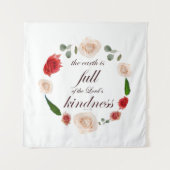 Tenture psaume 33 bonté (Devant)