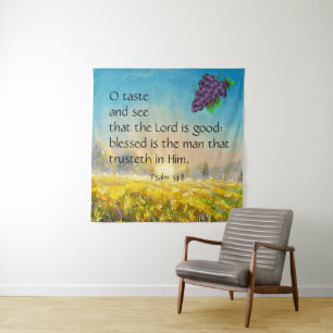 Tenture Psaume 34:8