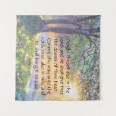 Tenture Psaume 37:4-5 (Devant (Horizontal))