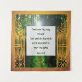 Tenture Psaume 86:11 (Devant)