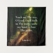 Tenture Psaume 86:11 (Devant)