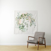 Tenture Psaume hébreu 89:3 "Le monde est construit par l'a (En situation (horizontale))