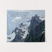 Tenture Psaumes 90:2 Montagnes Rocheuses Inspiration (Devant (Horizontal))