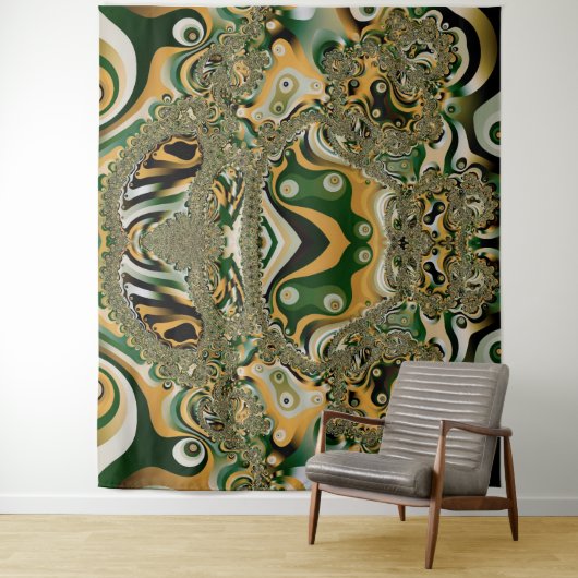 Tenture psychédélique (En situation)