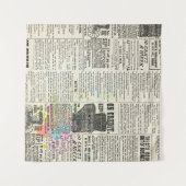 Tenture publicité vintage (Devant (Horizontal))